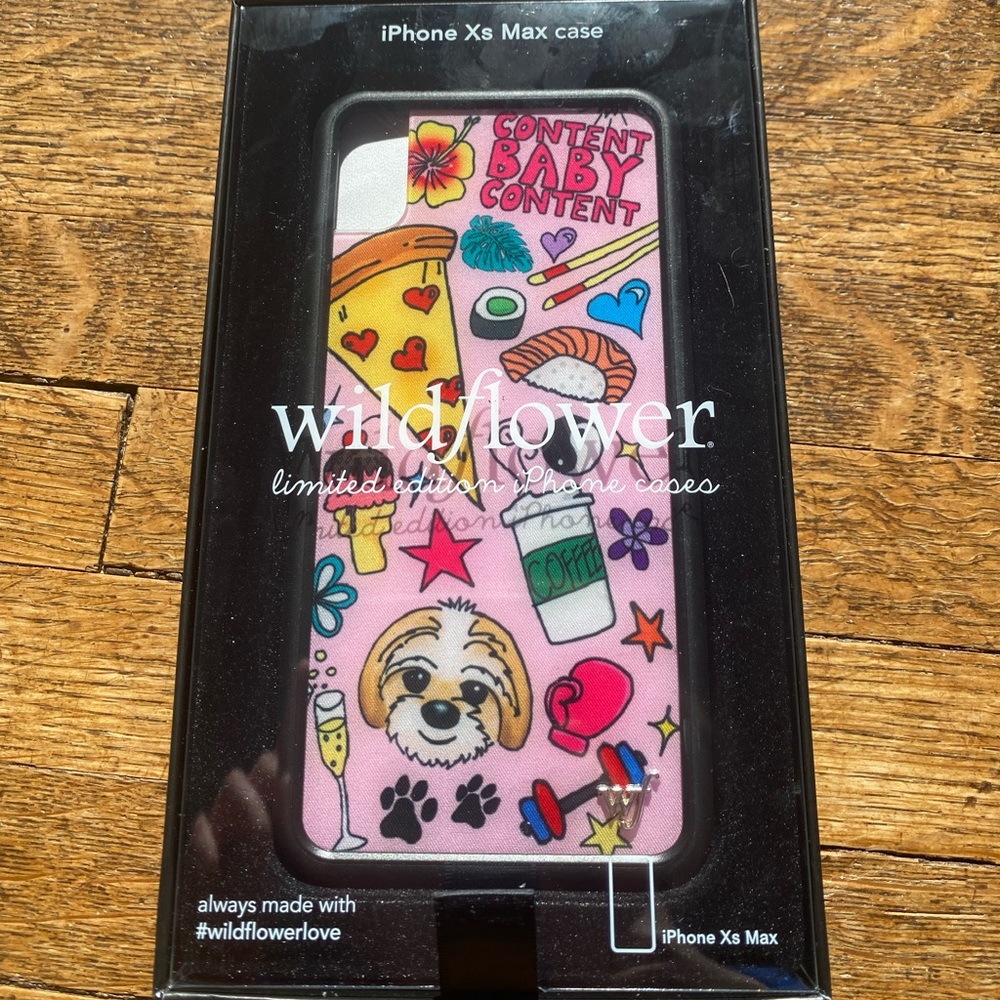 Pink Wildflower IPhone XS Max Case